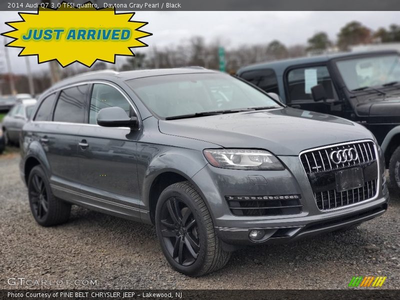 Daytona Gray Pearl / Black 2014 Audi Q7 3.0 TFSI quattro