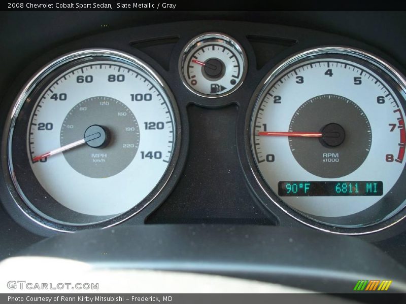 Slate Metallic / Gray 2008 Chevrolet Cobalt Sport Sedan