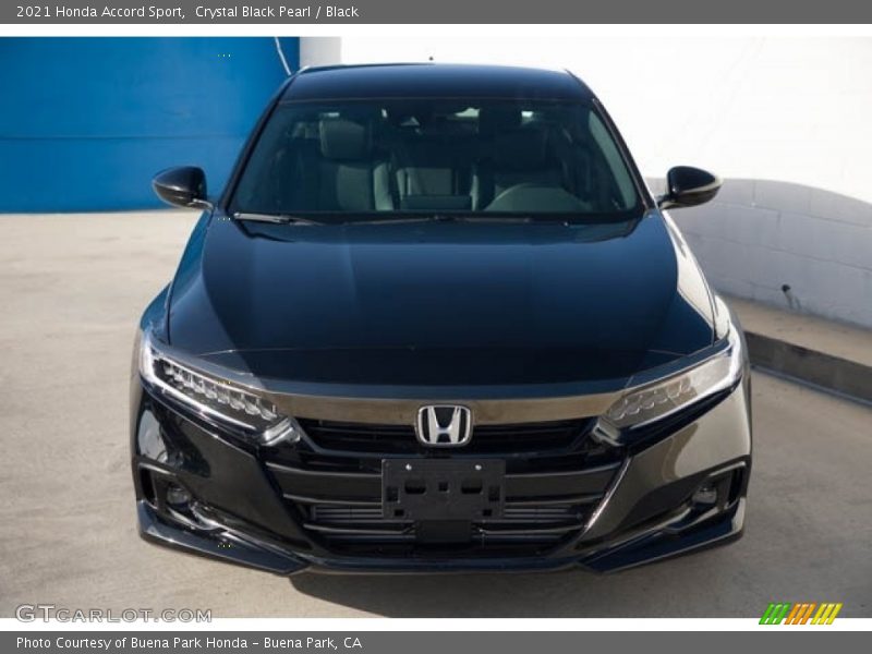 Crystal Black Pearl / Black 2021 Honda Accord Sport