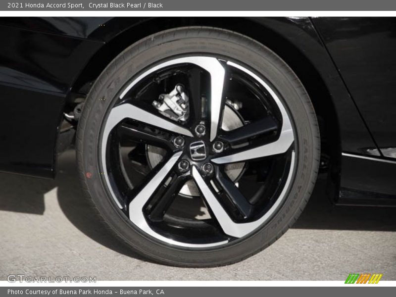Crystal Black Pearl / Black 2021 Honda Accord Sport