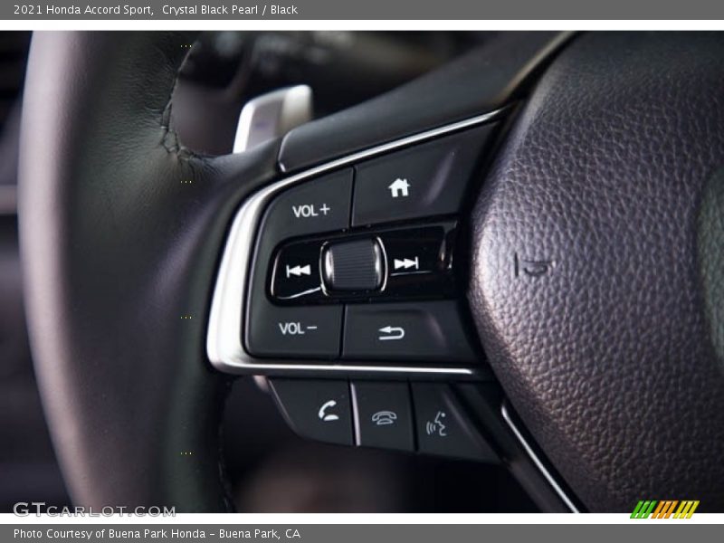 Crystal Black Pearl / Black 2021 Honda Accord Sport