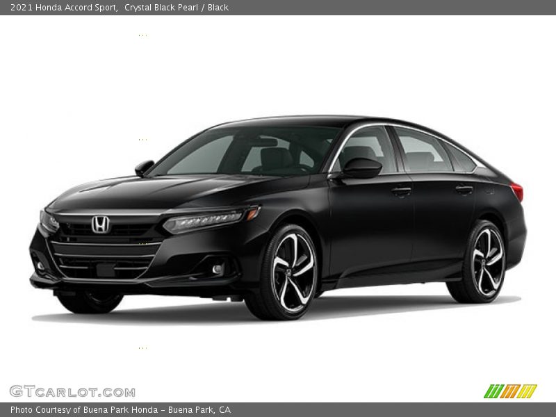 Crystal Black Pearl / Black 2021 Honda Accord Sport