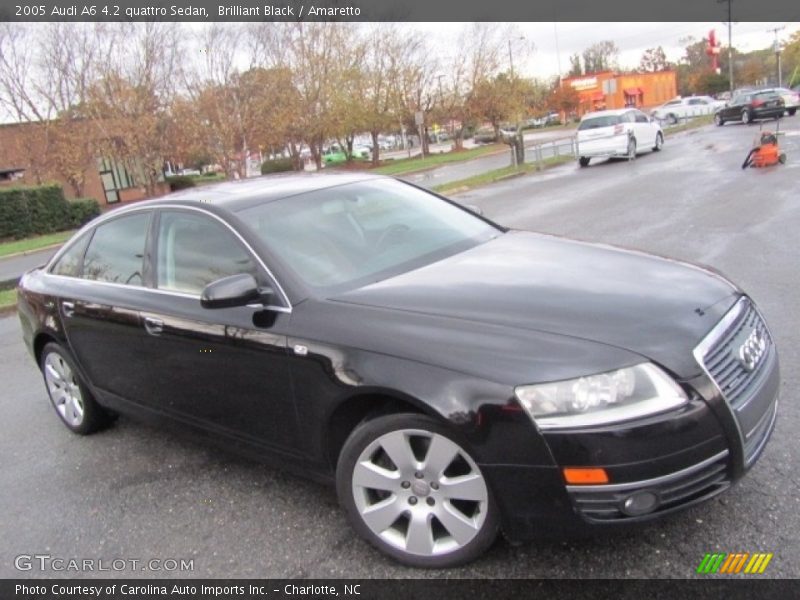 Brilliant Black / Amaretto 2005 Audi A6 4.2 quattro Sedan