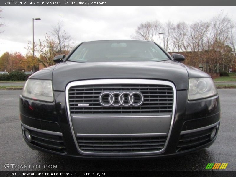 Brilliant Black / Amaretto 2005 Audi A6 4.2 quattro Sedan
