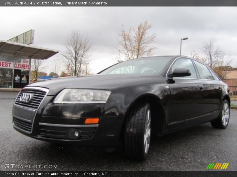 Brilliant Black / Amaretto 2005 Audi A6 4.2 quattro Sedan