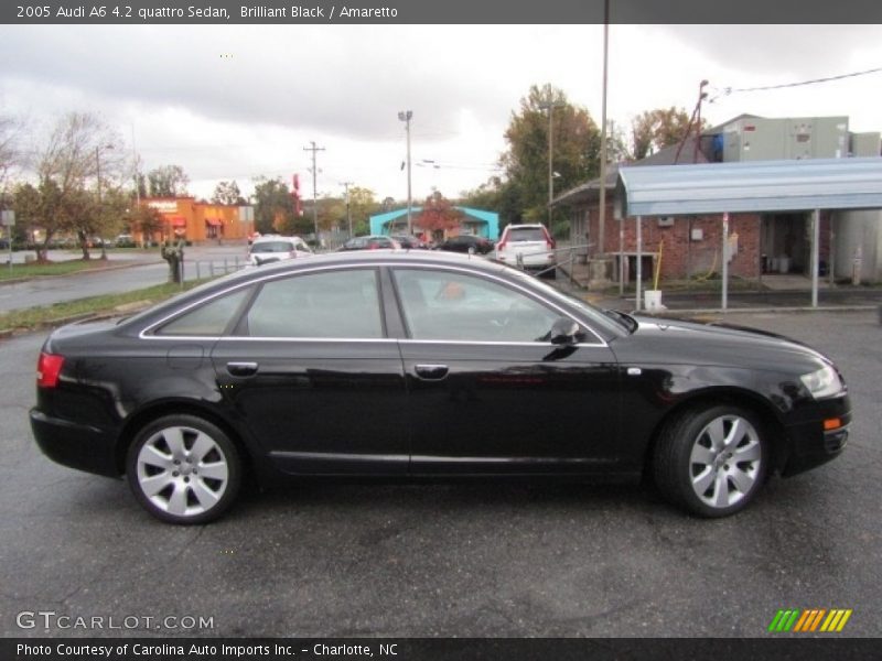 Brilliant Black / Amaretto 2005 Audi A6 4.2 quattro Sedan