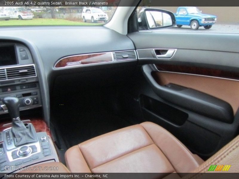 Brilliant Black / Amaretto 2005 Audi A6 4.2 quattro Sedan