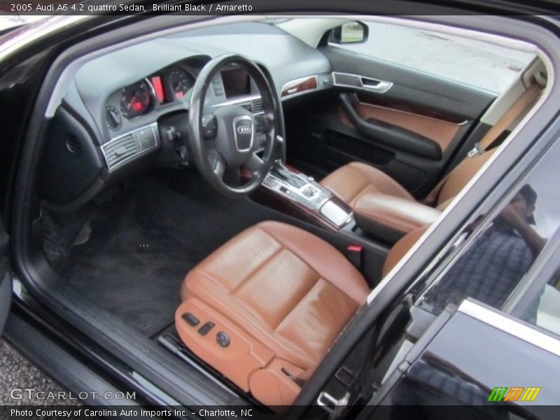 Brilliant Black / Amaretto 2005 Audi A6 4.2 quattro Sedan