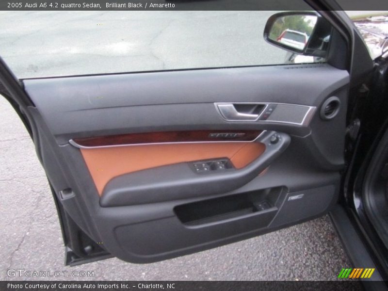 Brilliant Black / Amaretto 2005 Audi A6 4.2 quattro Sedan