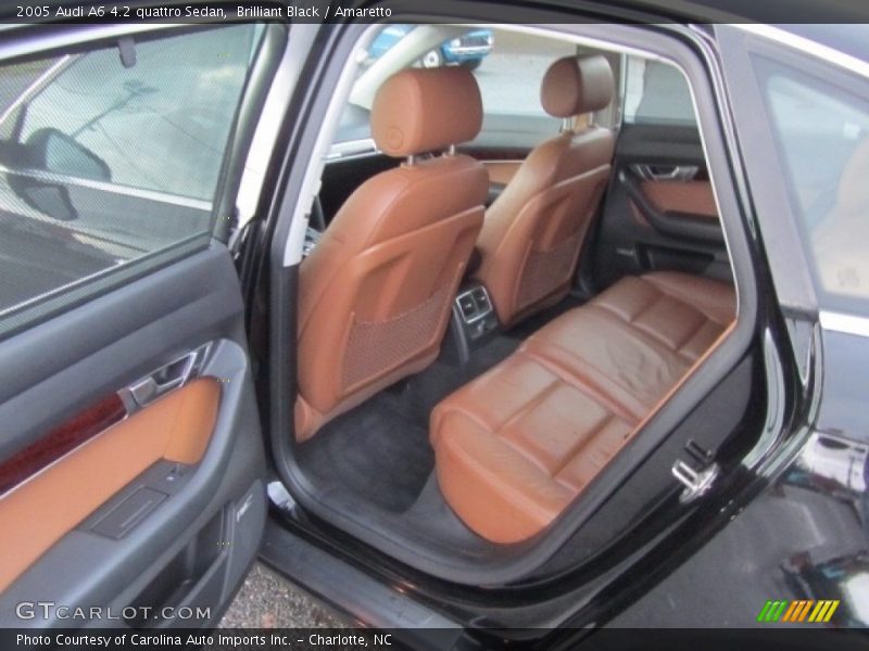Brilliant Black / Amaretto 2005 Audi A6 4.2 quattro Sedan