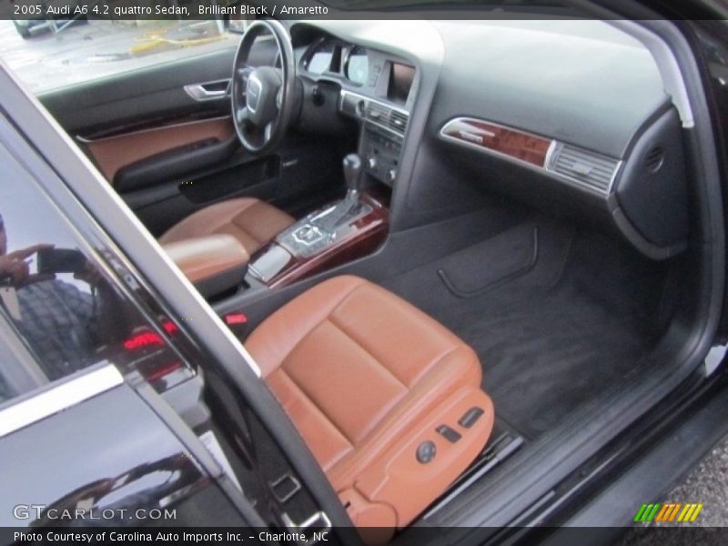 Brilliant Black / Amaretto 2005 Audi A6 4.2 quattro Sedan