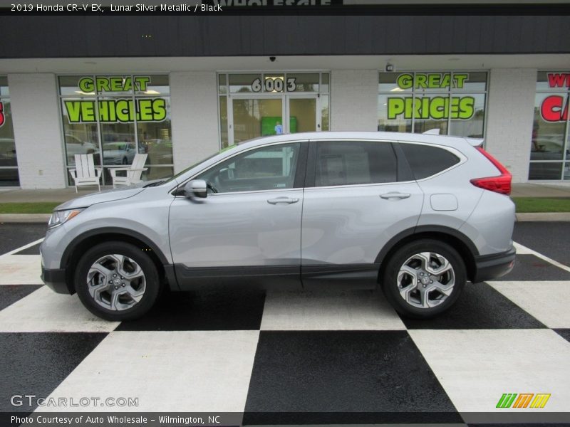 Lunar Silver Metallic / Black 2019 Honda CR-V EX