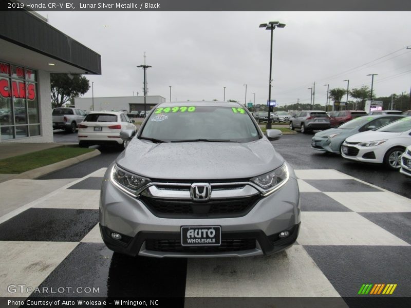 Lunar Silver Metallic / Black 2019 Honda CR-V EX