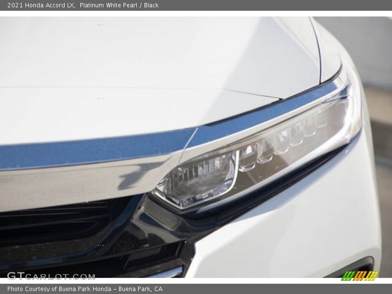 Platinum White Pearl / Black 2021 Honda Accord LX