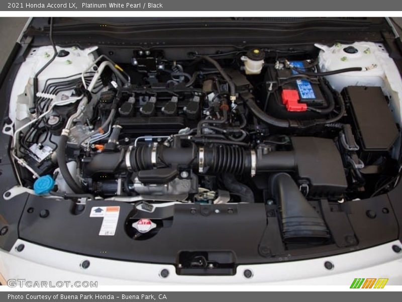 2021 Accord LX Engine - 1.5 Liter Turbocharged DOHC 16-Valve i-VTEC 4 Cylinder