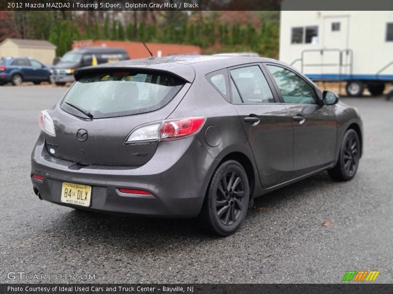 Dolphin Gray Mica / Black 2012 Mazda MAZDA3 i Touring 5 Door