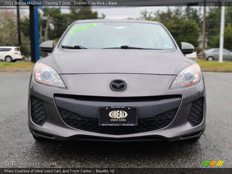 Dolphin Gray Mica / Black 2012 Mazda MAZDA3 i Touring 5 Door