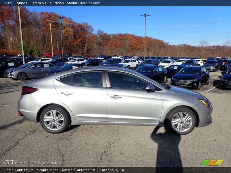 Stellar Silver / Black 2020 Hyundai Elantra Value Edition