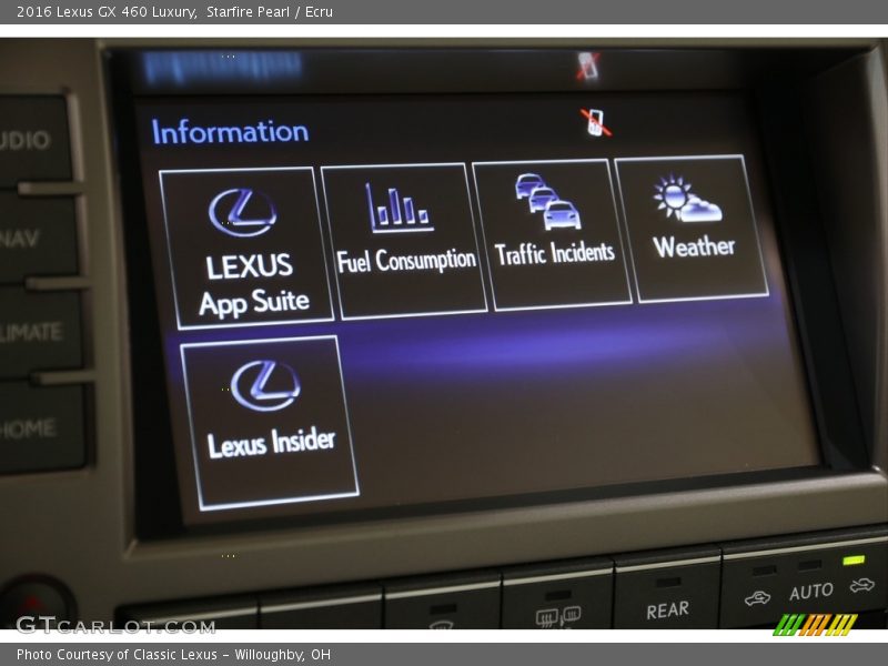 Starfire Pearl / Ecru 2016 Lexus GX 460 Luxury