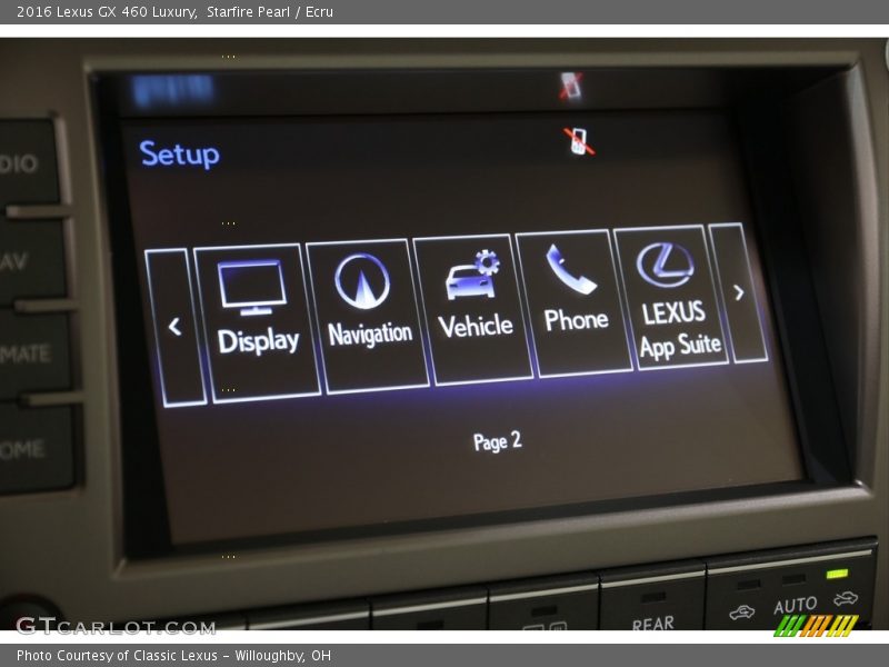 Starfire Pearl / Ecru 2016 Lexus GX 460 Luxury