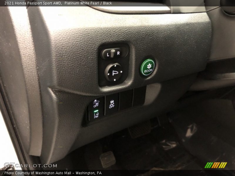 Platinum White Pearl / Black 2021 Honda Passport Sport AWD