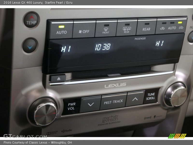 Controls of 2016 GX 460 Luxury