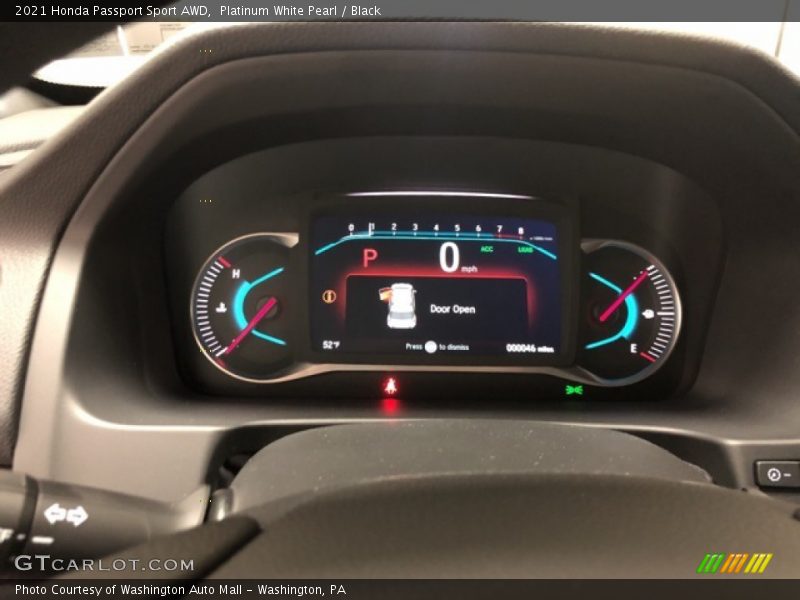 Platinum White Pearl / Black 2021 Honda Passport Sport AWD