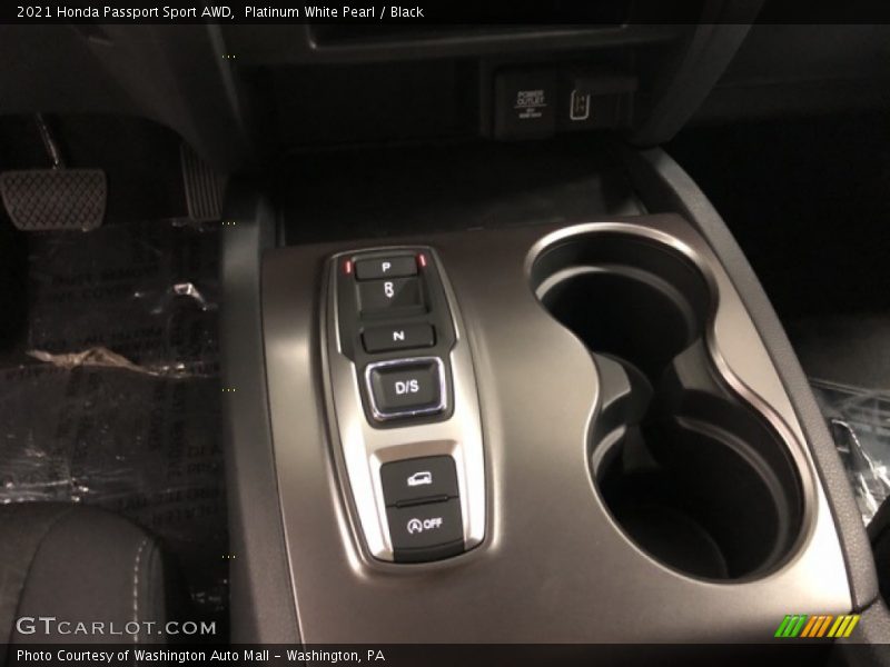 Platinum White Pearl / Black 2021 Honda Passport Sport AWD