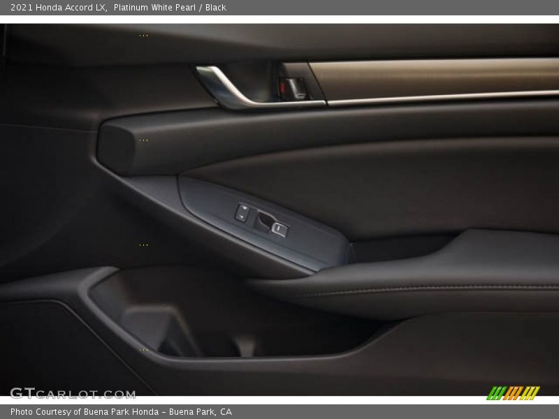 Platinum White Pearl / Black 2021 Honda Accord LX