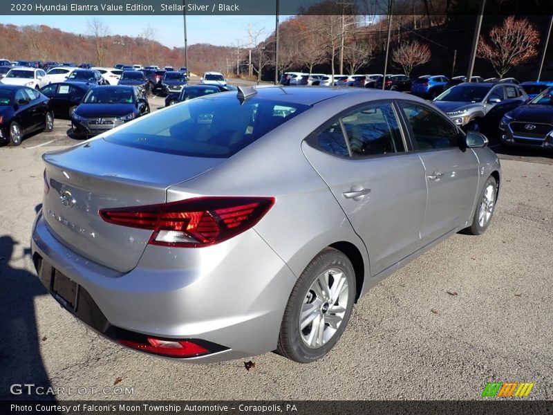 Stellar Silver / Black 2020 Hyundai Elantra Value Edition