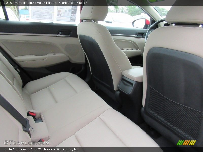 Scarlet Red / Beige 2018 Hyundai Elantra Value Edition