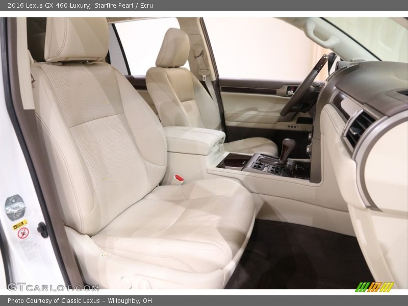 Front Seat of 2016 GX 460 Luxury