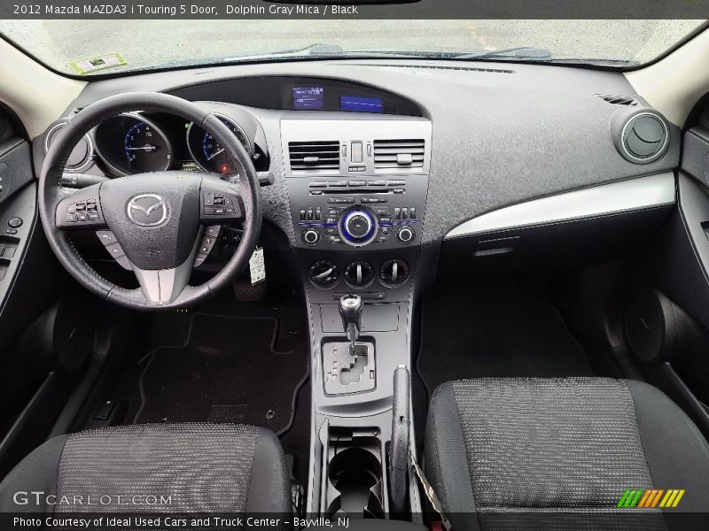 Dolphin Gray Mica / Black 2012 Mazda MAZDA3 i Touring 5 Door