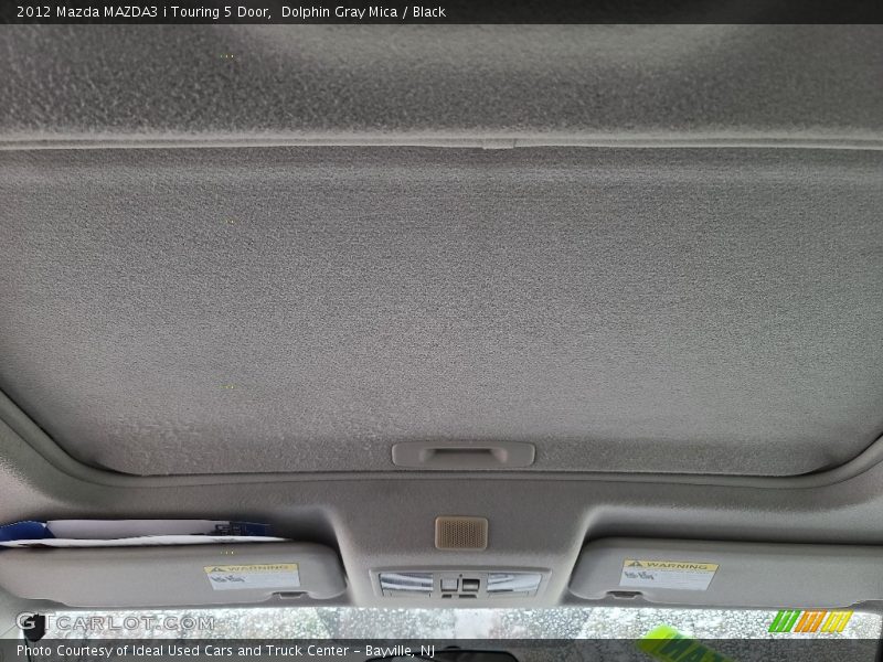 Dolphin Gray Mica / Black 2012 Mazda MAZDA3 i Touring 5 Door