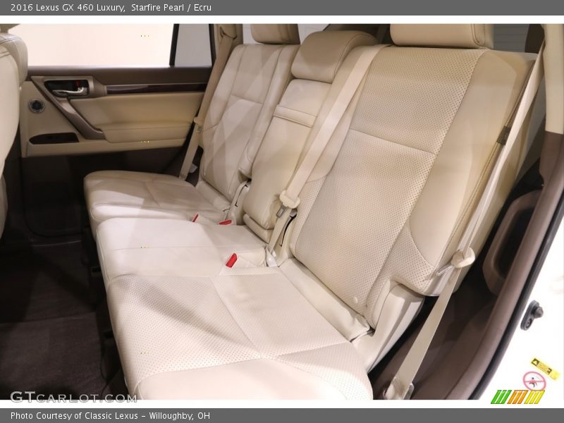 Rear Seat of 2016 GX 460 Luxury