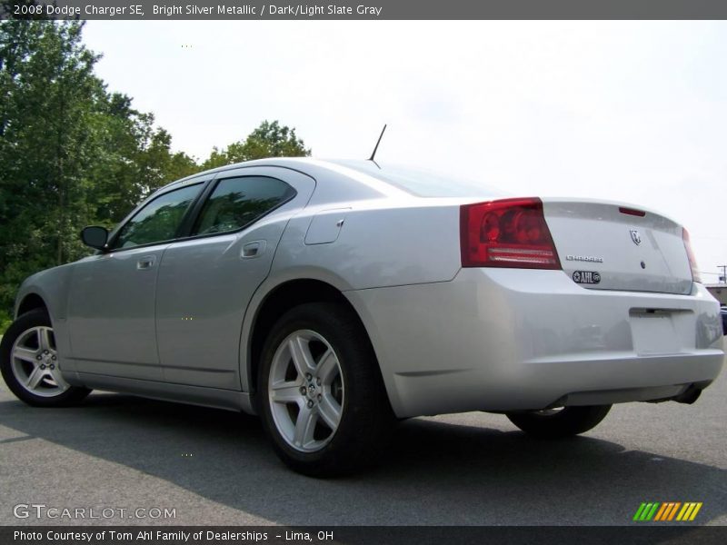 Bright Silver Metallic / Dark/Light Slate Gray 2008 Dodge Charger SE