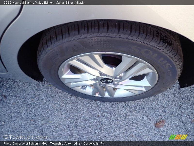Stellar Silver / Black 2020 Hyundai Elantra Value Edition
