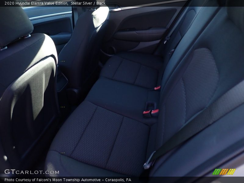 Stellar Silver / Black 2020 Hyundai Elantra Value Edition