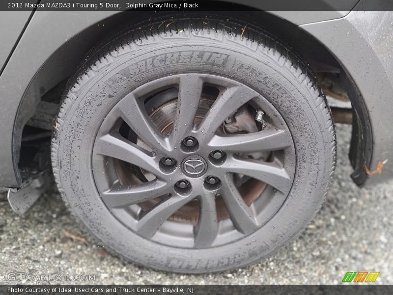 Dolphin Gray Mica / Black 2012 Mazda MAZDA3 i Touring 5 Door