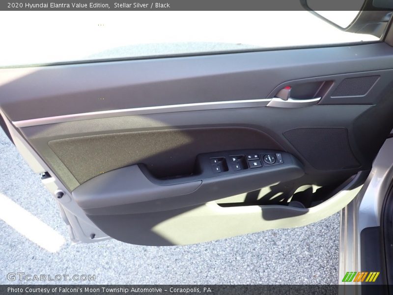 Stellar Silver / Black 2020 Hyundai Elantra Value Edition