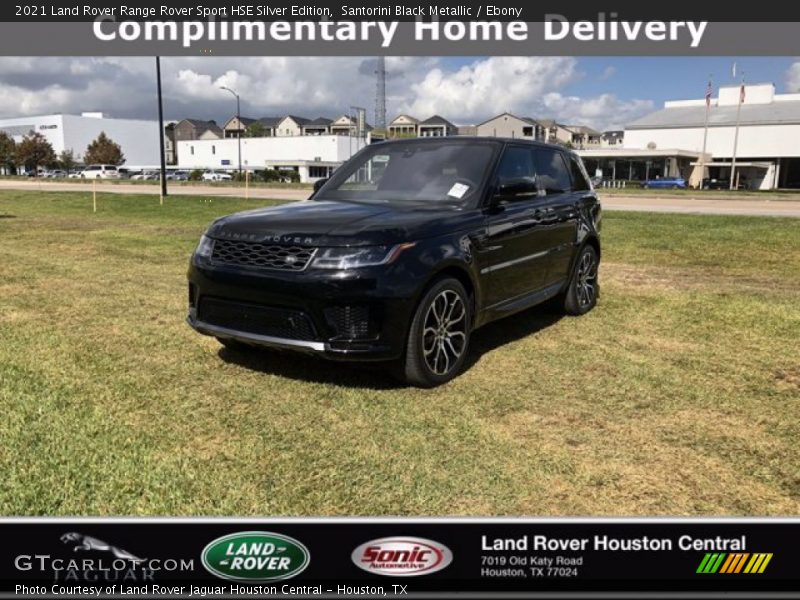 Santorini Black Metallic / Ebony 2021 Land Rover Range Rover Sport HSE Silver Edition