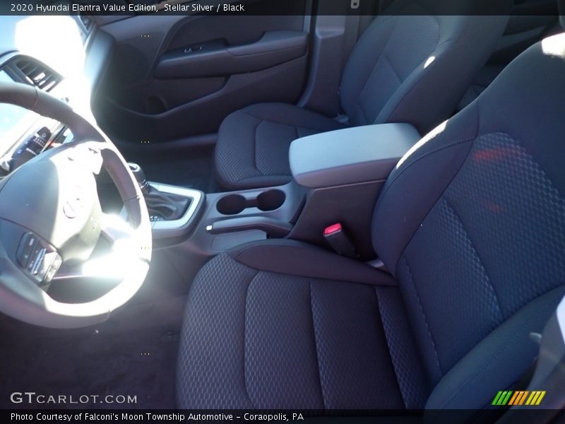 Stellar Silver / Black 2020 Hyundai Elantra Value Edition