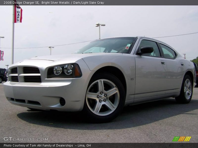 Bright Silver Metallic / Dark/Light Slate Gray 2008 Dodge Charger SE