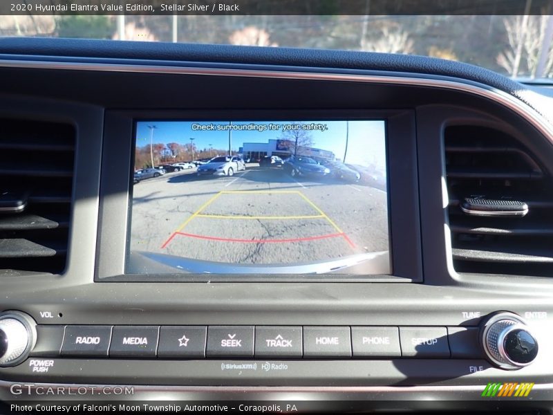 Stellar Silver / Black 2020 Hyundai Elantra Value Edition