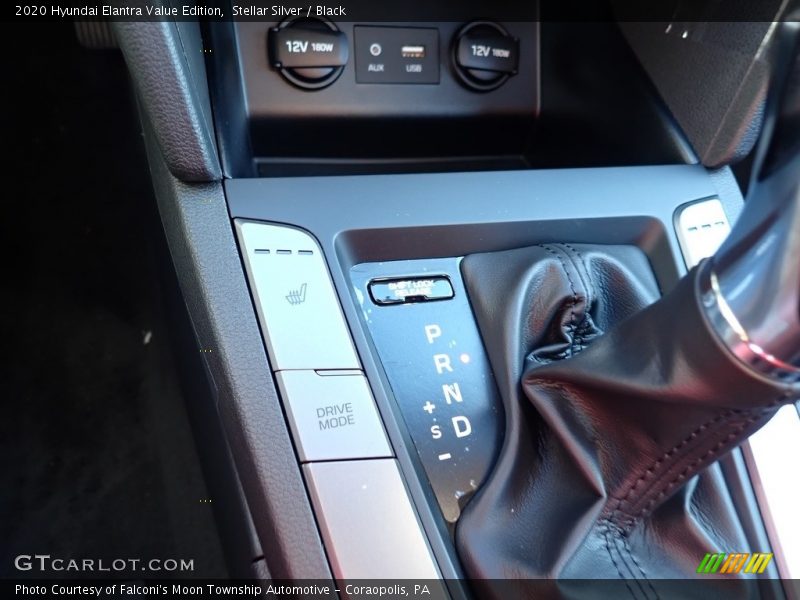 Stellar Silver / Black 2020 Hyundai Elantra Value Edition