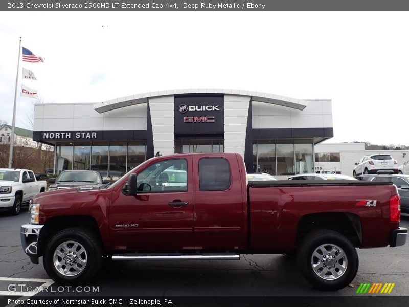 Deep Ruby Metallic / Ebony 2013 Chevrolet Silverado 2500HD LT Extended Cab 4x4