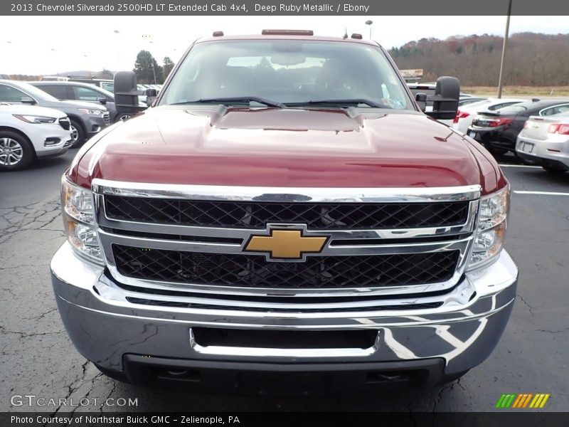 Deep Ruby Metallic / Ebony 2013 Chevrolet Silverado 2500HD LT Extended Cab 4x4