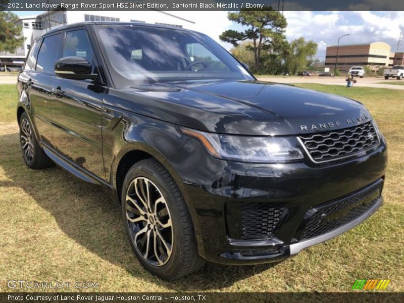 Santorini Black Metallic / Ebony 2021 Land Rover Range Rover Sport HSE Silver Edition