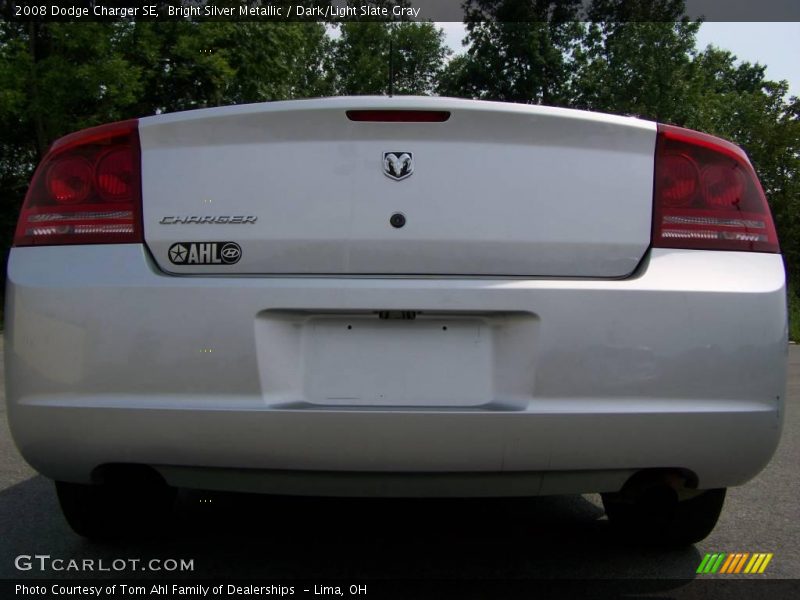 Bright Silver Metallic / Dark/Light Slate Gray 2008 Dodge Charger SE