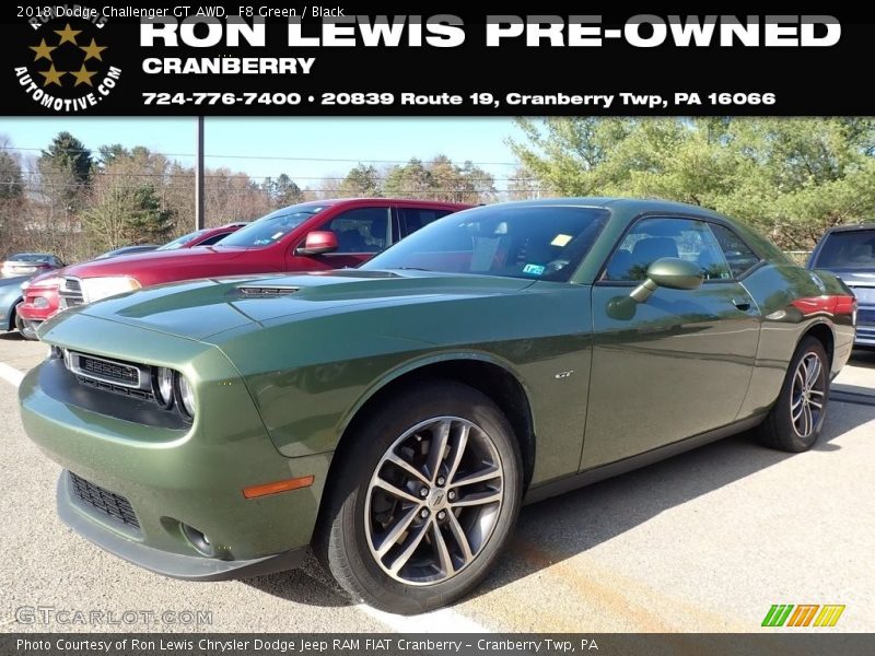 F8 Green / Black 2018 Dodge Challenger GT AWD